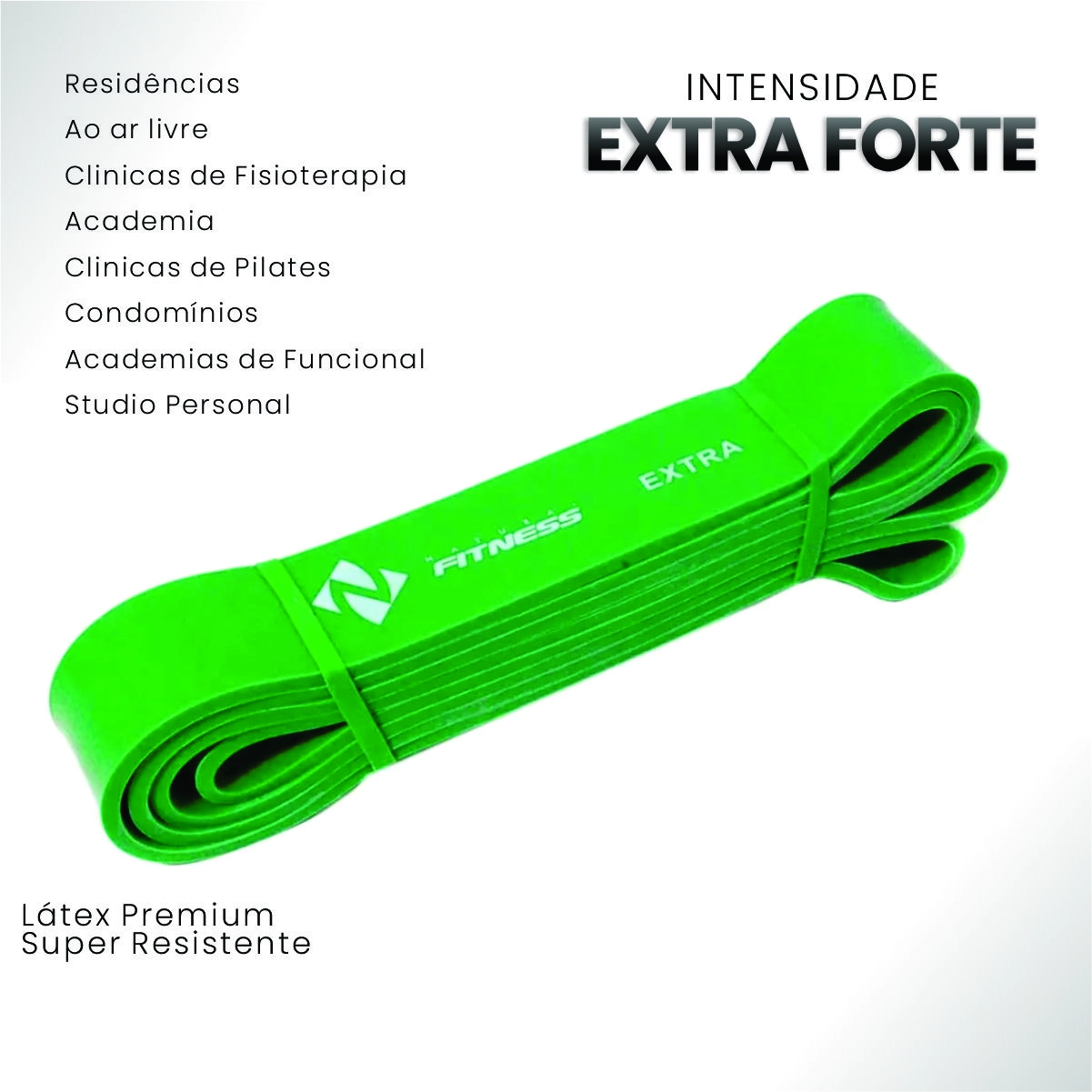 Imagem Elástico Super Band  - Verde - Extra Forte Consport